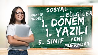 5. Sınıf Sosyal Bilgiler Dersi 1. Dönem 1. Yazılı Soruları Ve Cevapları 2025-2026 Yili Yeni̇ Müfredat