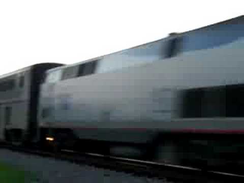 Filmed by Kevin in Marshall, Texas Amtrak 22 ( the Texas Eagle )in Marshall,