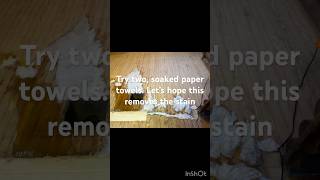 Experiment To Remove Wood Floor Stains Using Hydrogen Peroxide