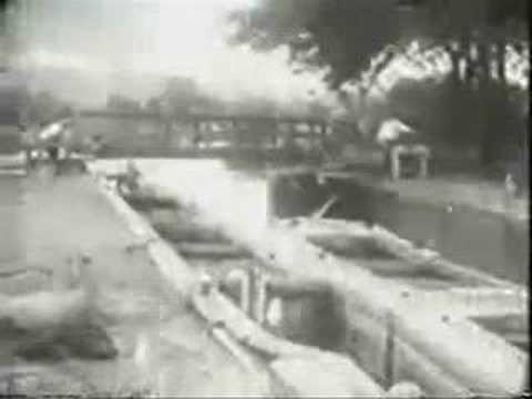 1800's canals. 0:45. Hand dug canals pre-train transport of goods by mule 