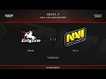 Na`Vi vs Empire, DAC 2015 EU Qualifiers, LB Round 2 Game 3