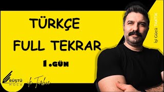 Türkçe  Tekrar | 1.GÜN | Sözcükte ve Söz Öbeklerinde Anlam | RÜŞTÜ HOCA