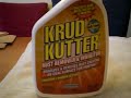 Test of Krud Kutter Rust Remover and Inhibitor (The Must for Rust) on a rusty metal panel