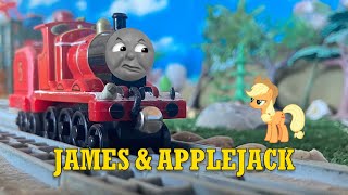 James & Applejack (A T,B&F/Mlp Flash Test Video)