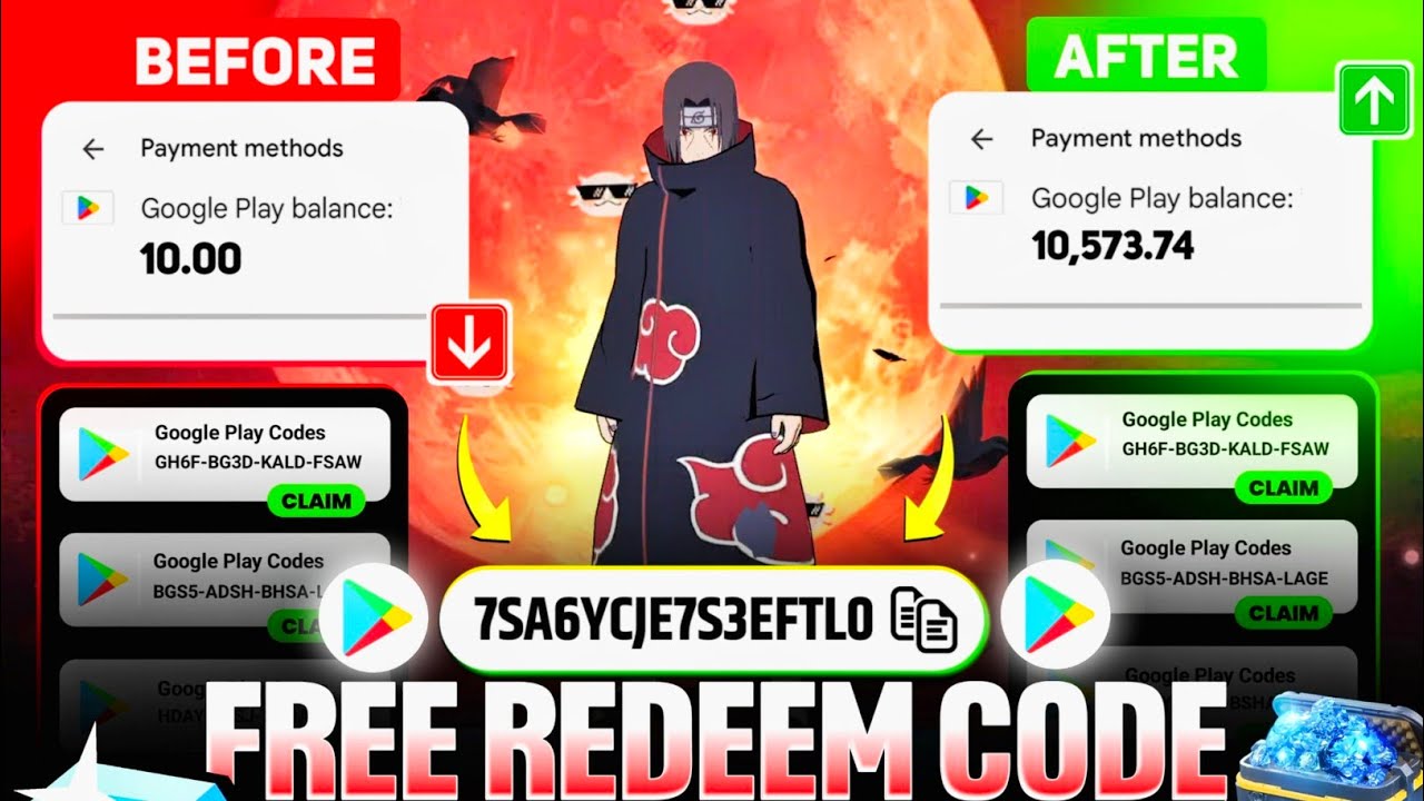 FREE REDEEM CODE (ITACHI BUNDLE) | FREE REDEEM CODE APP FREE REDEEM CODE (ITACHI BUNDLE) | FREE REDEEM CODE APP