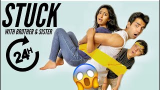 Stuck With Brother & Sister For 24 Hours Rimorav Vlogs