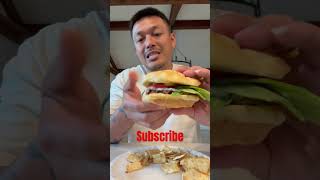 Would You Eat This Costco Salmon Patty Burger ?