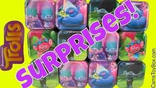 Dreamworks Trolls Tins Box Surprises Eggs Easter Plastic Chocolate Blind Bags Series 3 Chupa Chups
