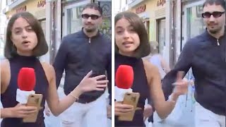 A Man Grabbed This Spanish Woman Reporter’s Butt While She Was On Live TV And Pe