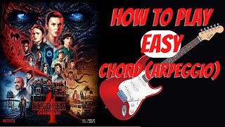 how to play the stranger things (theme song) on GUITAR