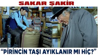 Sakar Şakir Türk Filmi | Hacı Pirince Taş Karıştırıyor! Kemal Sunal Filmleri