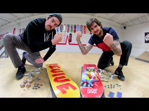 Skateboard Assembly Race! / Ryan Bracken VS Thomas Alvarez