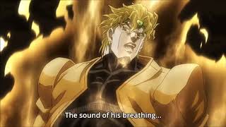 Jotaro Stops His Own Heart And Break Dio's Skull