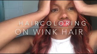 Hair color Wink Hair in a blink