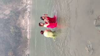 Sali Nadi Public Bath Devghat Maha Kumbha Mela Snan