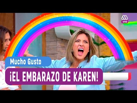 La historia del embarazo de Karen Bejarano - Mucho Gusto 2016