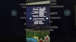 Frozen Ending Credits