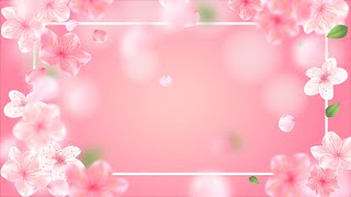 Розовый Фон Цветы Весна Для Текста | День Рождения, 1 Мая, 8 Марта | Бесплатные Футажи Для Монтажа