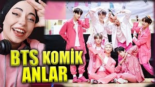 K Pop Tepki̇ Bts Komi̇k Anlar Funny Moments