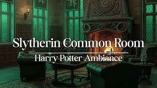 Slytherin Common Room Ambience Harry Potter Asmr Fireplace, Whispering, Lake Water Sounds