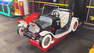 Amutec 1990 Turbo Car Kiddie Ride At Fun World Very Rare
