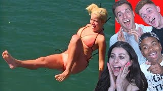 TRY NOT TO LAUGH Funny FAILS Compilation ft Azzyland Infinite and Reaction Time