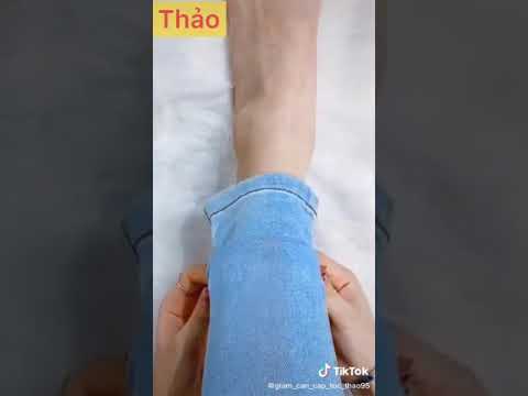 Xắn ống quần đẹp
