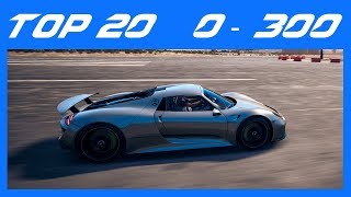 Top 20 Fastest 0-300 Cars Nfs Payback Insane Accelerations