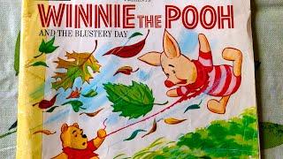 Uk Vintage 90S Winnie The Pooh And The Blustery Day Book Story Time Read Aloud Reading