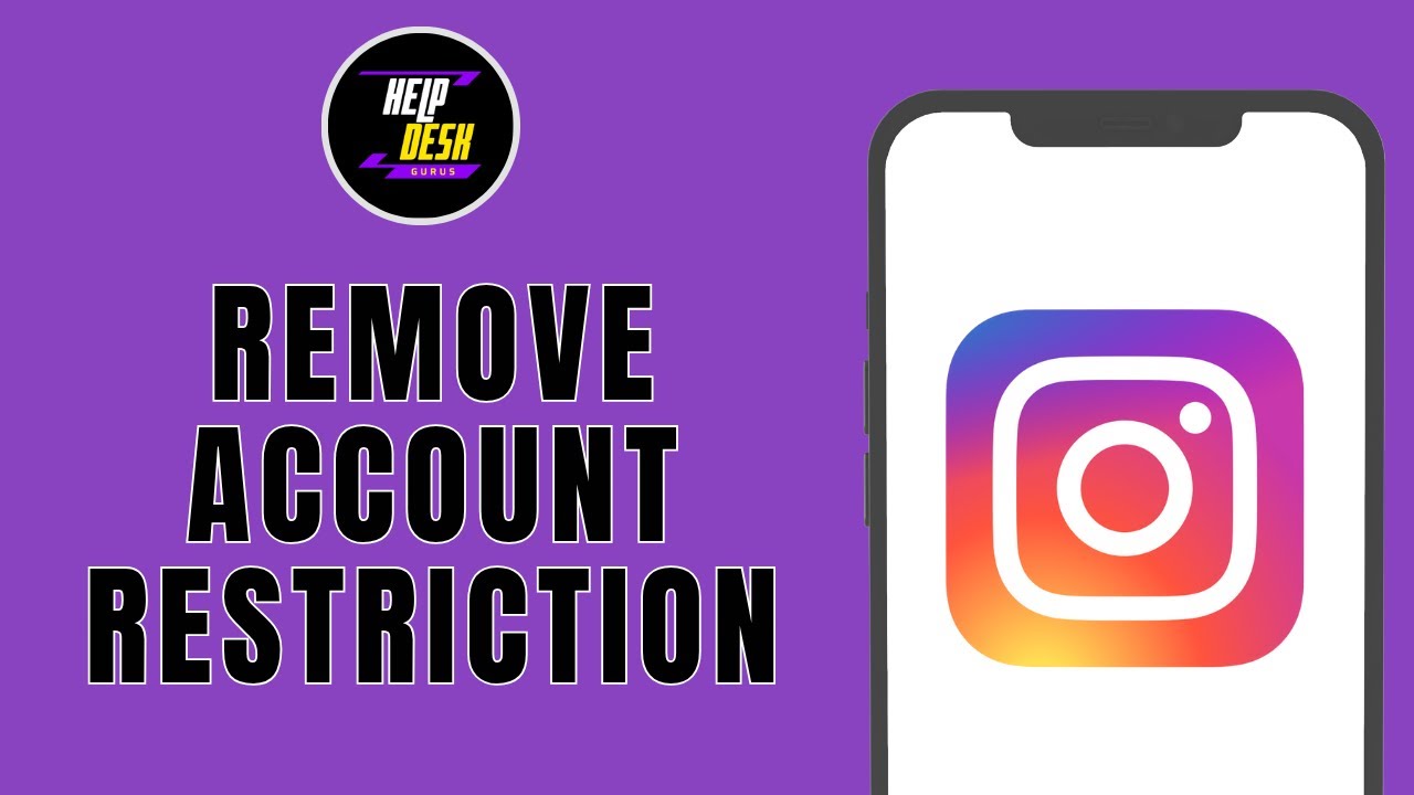 HOW TO REMOVE ACCOUNT RESTRICTION ON INSTAGRAM HOW TO REMOVE ACCOUNT RESTRICTION ON INSTAGRAM