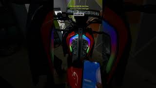 Ktm Buke Bike Rgb Drl Light Multi Colour Mobile Control Light Bike Real Video