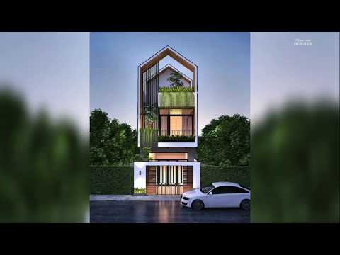 MẪU THIẾT KẾ NHÀ PHỐ MẶT TIỀN 3m,4m,5m 3 TẦNG HOẶC 4 TẦNG