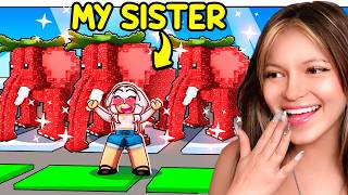 I Upgraded My Little Sisters Account In Steal A Brainrot