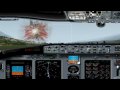 X-Plane DELTA 737 bird strike HARD LANDING DUE 2 SUM UNKNOWN FORCE