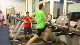Treadmill Challenge, 1 minute at 25 km/h