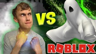 IN MIJN EENTJE TEGEN MEGA SPOOK! (Roblox Ghost Simulator)