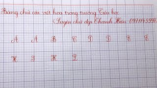Tổng hợp 10+ mẫu chữ cái viết hoa hữu ích nhất bạn lên biết