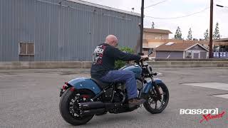 4 Black Slip On Mufflers For The Indian Chief