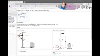 BUILD AND ANALYZE YOUR FIRST OPENSEES MODEL In Tcl&Python! Ex1a Cantilever Column in Examples Manual