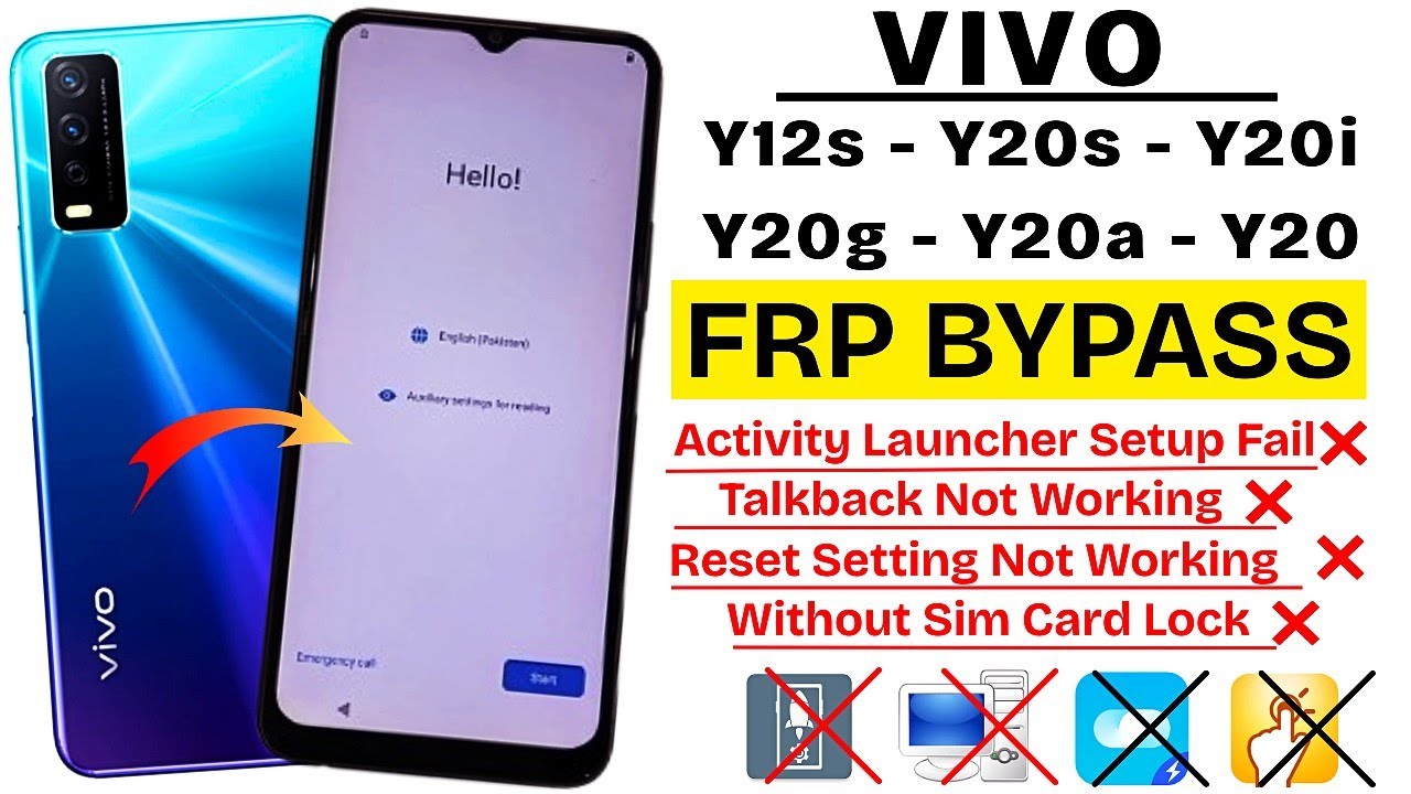 Vivo Y20/Y12s/Y20i/Y20a/Y20g/Y15s Frp Bypass Android 11 Vivo Y20/Y12s/Y20i/Y20a/Y20g/Y15s Frp Bypass Android 11