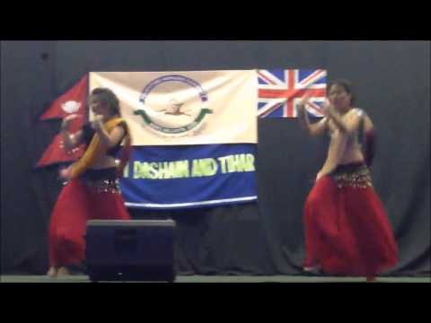 Folkestone Dashain Party 2013 Hindi Mixed Song - Jadoo Ki jhappiGhagra...