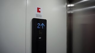 2017 One Monospace Mrl Traction Elevator Spårgatan 1-9, Söderhamn, Sweden.