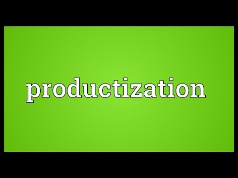 Header of Productization