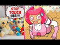 Princess Loolilalu is STUCK .. | Dolly and Pomni React to The Amazing Digital Circus Animations #109