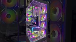 Phanteks Nv7 White İ9 13900K Ve Rtx 4080 Ile Gece Görünümü.