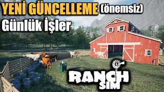 Boş Yeni̇ Güncelleme Günlük İşleri̇ Yapiyoruz Ranch Simulator