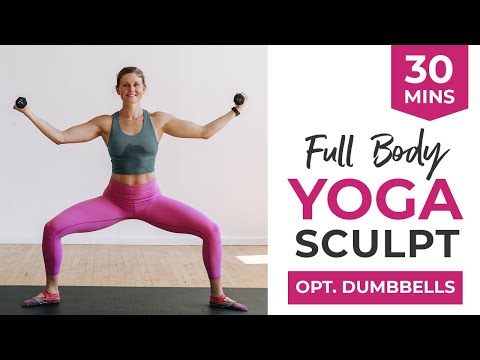 30-Minute YOGA SCULPT | Full Body Workout (Weights Optional)