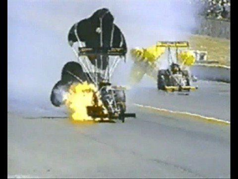 Advance Auto Intitle Nhra Racing on Nhra Drag Racing Crash Compilation From 1997