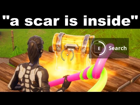 Cheater can GUESS the loot EVERY time.. (fortnite)