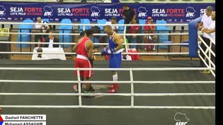 Aghir Mohamed Vs Fanchette Dasheil Fabrice , Quarter-Finals Of The African Championship 2022 .